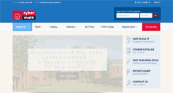 Desktop Screenshot of cybermath.org